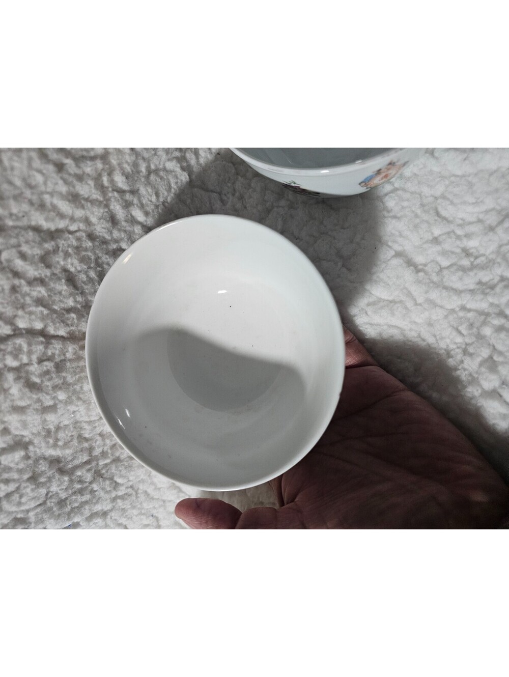 (4pc) Vintage Chinese Cathay Rice Bowls Porcelain Floral Figural Asian Design - Picture 9 of 16